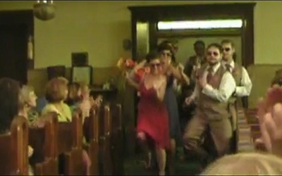 1-ый свадебный танец новобрачных из США  (видео + фото)