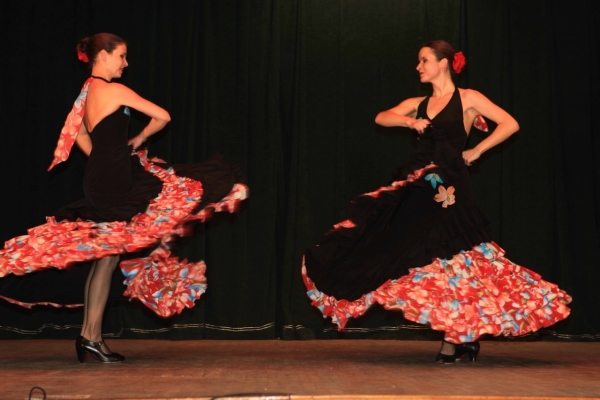 Народный испанский танец малагенья