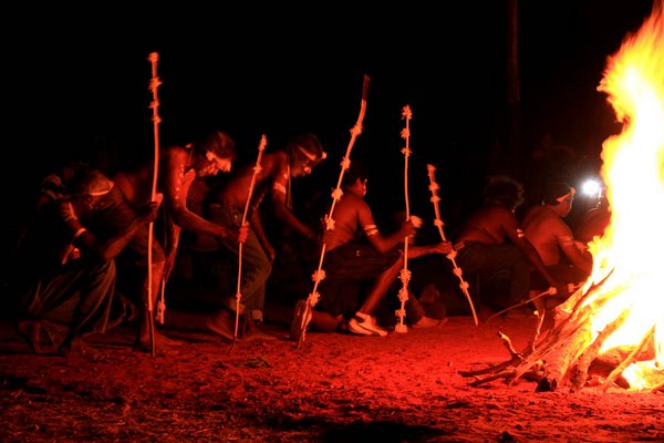 Священный танец туземцев Австралии – Корробори
