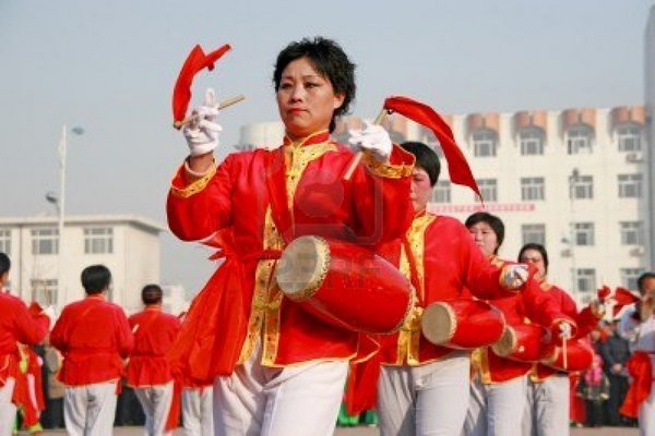 Танец Янгко - танец китайских праздничков и весны